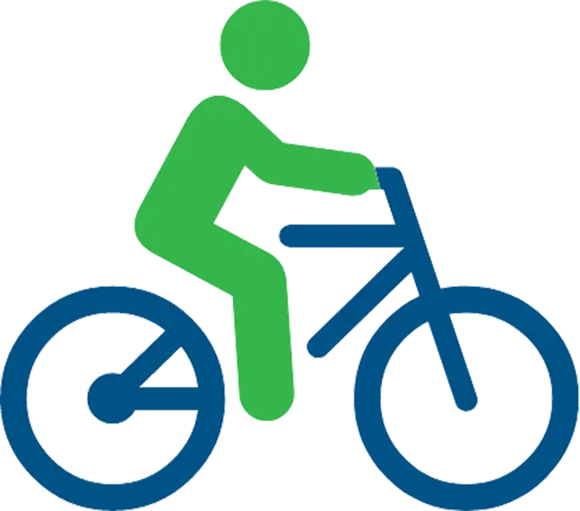Fahrrad-Icon als Symbol für nachhaltige Mobilität und Fahrradleasing bei Liebensteiner